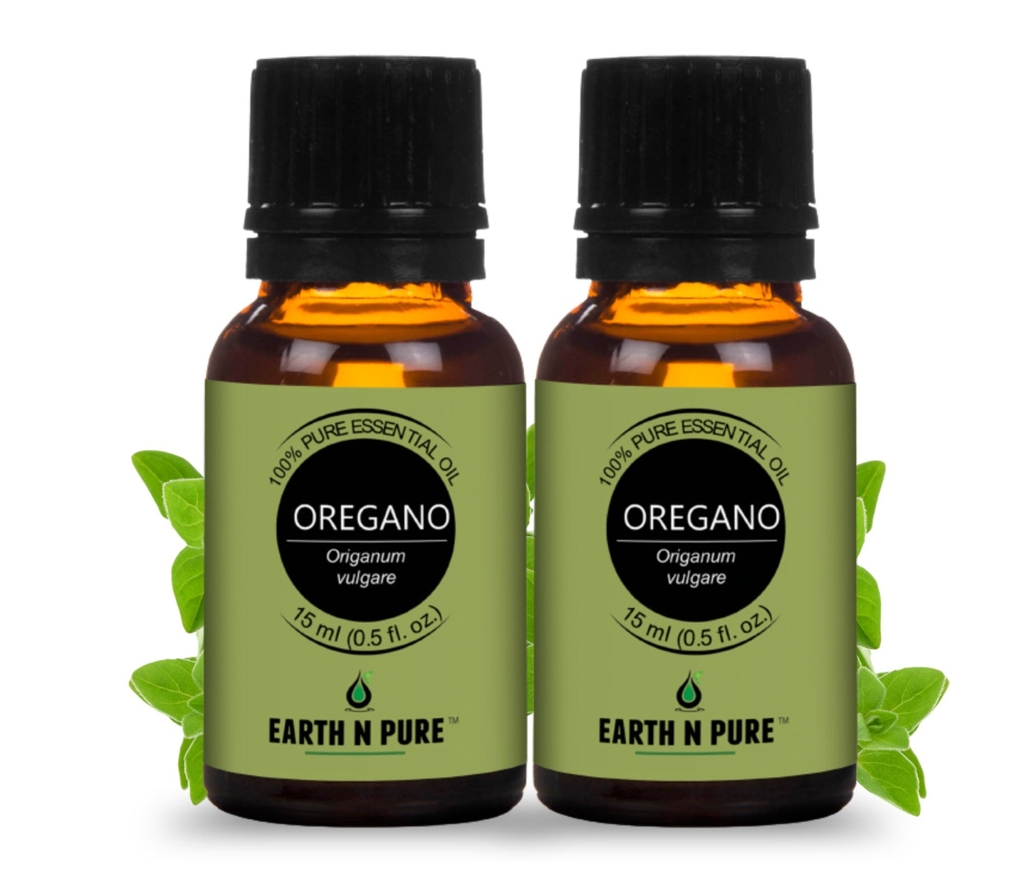 Earth n Pure Oregano Essential Oil (Pack of 2) for Aromatherapy and Wellness