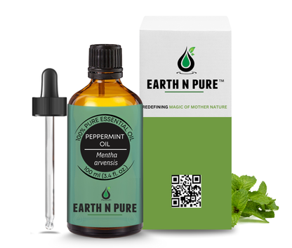 pure peppermint essential oil for wellness use