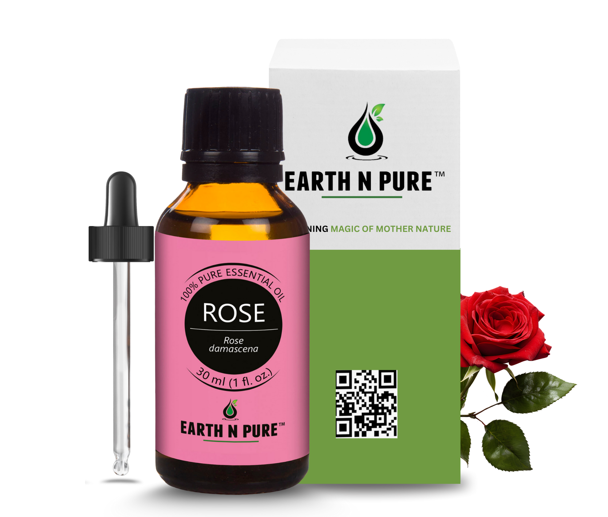 natural rose oil for glowing skin and wellness use