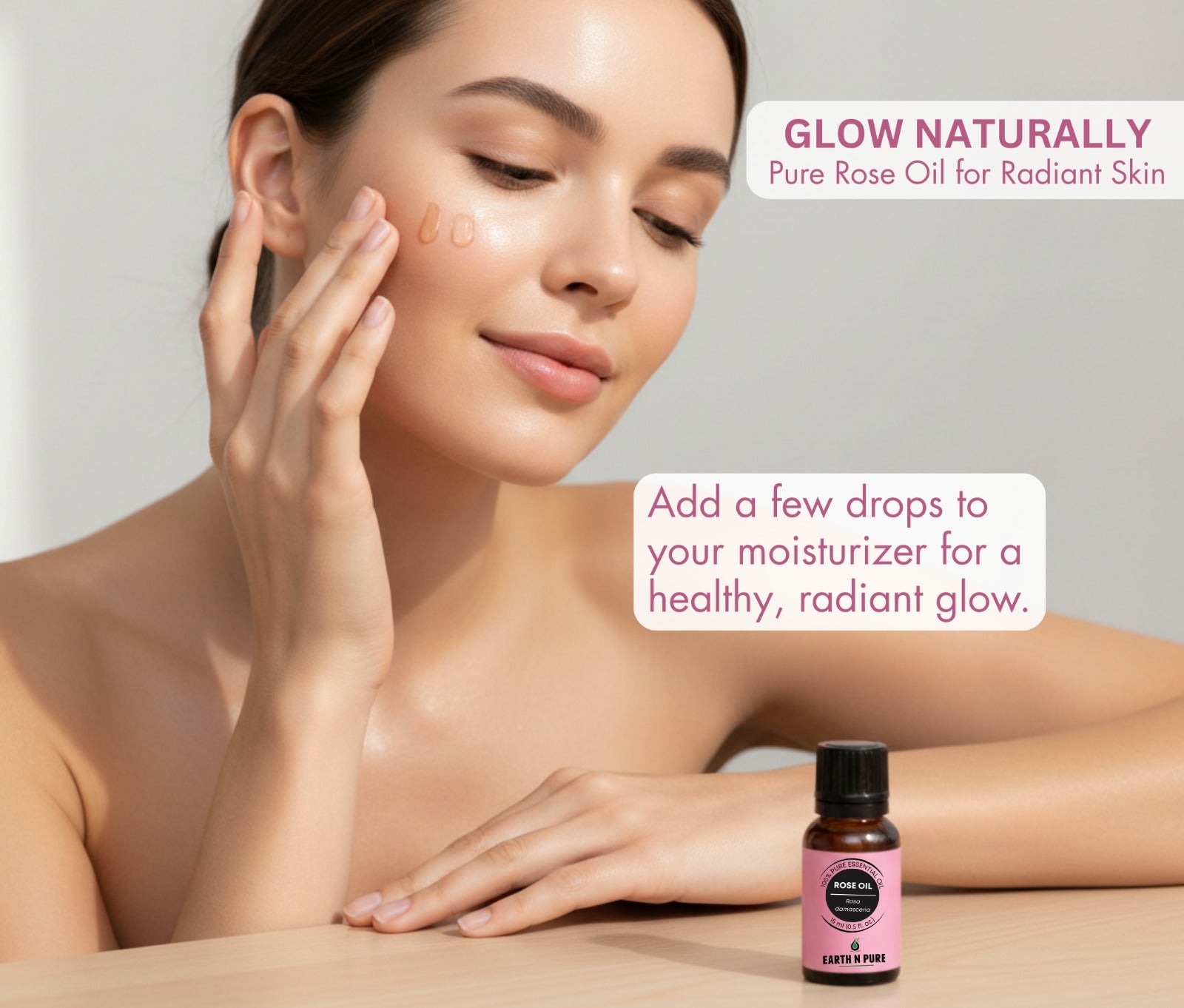 rose oil aromatherapy diffuser use for relaxing floral fragrance