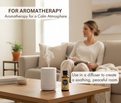 Sandalwood oil diffuser use for a calming aroma