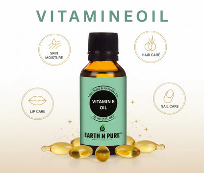 pure vitamin e oil for face and body care