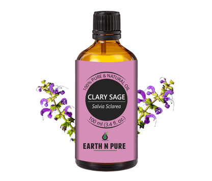 Earth n Pure Clary Sage Oil for Relaxation and Calm
