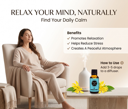 Earth n Pure Ylang Ylang Oil for Hair Growth and Strength